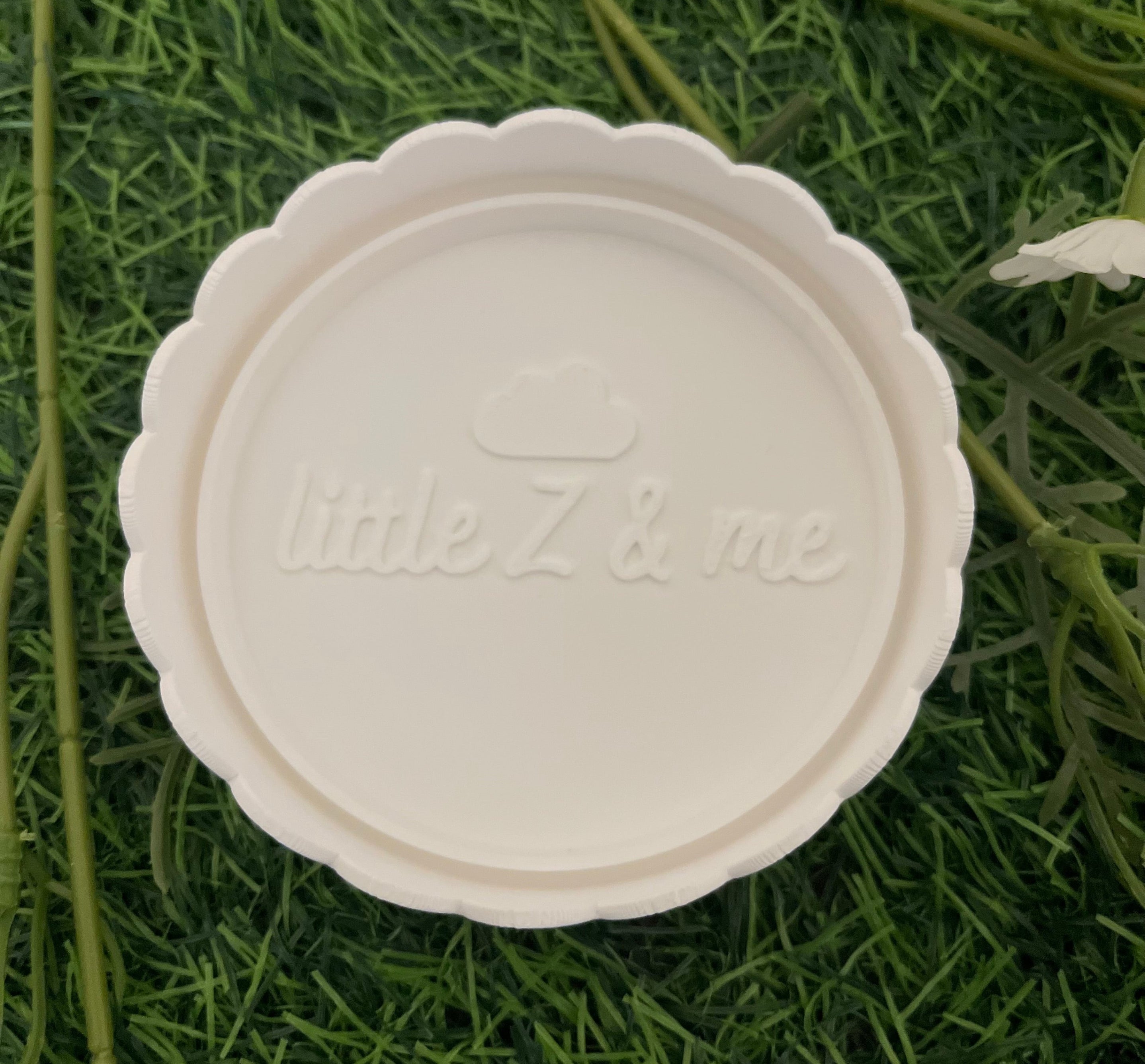 Flat lay view of drip tray